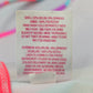 Xhilaration Pink Geometric Padded Beach Tie Bikini Bralette Swim Top S Small