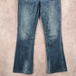 057. Apt 9 Bootcut Modern Fit Blue Straight Flare Denim Pants Jeans 4