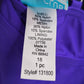Shore Club Purple Padded Swimwear Tankini Tank Top Plus 18 1X
