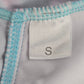 Pink Blue Print Racerback Padded Swimwear Tankini Tank Top Small S