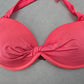 Mossimo Pink Halter Active Bra Beach Bikini Bralette Swim Top S Small