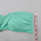 Mossimo Green Crisscross Strapless Bandeau Bikini Bralette Swim Top S Small