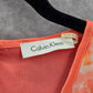 Calvin Klein Orange Sleeveless Maxi Long Slit Dress Extra Small XS