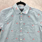 The Children's Place Blue American Flag Patriot Shirt Boys 10/12 Large