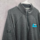 168. Under Armour Gray Zip Jacket Pullover Long Sleeve Men's Extra Large XL