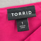 Torrid Purple Sleeveless Tank Blouse Flowy Cutout Top 1 14/16 XL Extra Large
