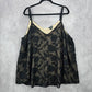 Torrid Black Floral Sleeveless Tank Blouse Flowy Top 3 Plus 22/24 3XL