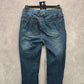 157. Jvini Fashion Blue Pullon Elastic Waist Denim Pants Skinny Jeans Small