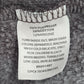 Modern Canvas Gray Tie Dye Long Sleeve Cotton Sweater Cardigan Top Medium