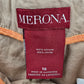 Merona Bermuda Cotton Tan Brown Shorts Pants Green Belt Bottoms 18