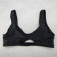 Time and Tru Black Padded Sports Bra Beach Bikini Bralette Swim Top S Small