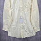 Roundtree & Yorke Yellow Long Sleeve Gold Label Cotton Non Iron Mens Shirt L