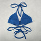 Blue Triangle Sports Active Tie Halter Beach Bikini Bralette Swim Top S Small