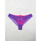 Purple Lace Floral Cute Pink Bow George Panties Large 12