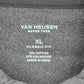 Van Heusen Gray Pullover Sweater Never Tuck Classic Fit Mock Neck XL Extra Large