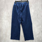 White Stag Blue Trousers Cotton Lace Joggers Sweatpants Bottom Pants M Medium