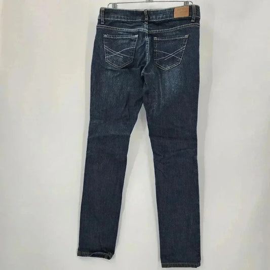 Aeropostale 1987 Bayla Skinny Dark Blue Jeans Girls Youth Pants Size 0 Short