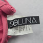 Soluna Pink Lace Tie Padded Boho Beach Bikini Bralette Swim Top S Small