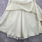 Preston & York Vintage Cream Pleat Flare Knee Length Short Skirt Plus 14