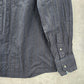 Eighty Eight Blue Long Sleeve Polka Dot Button Down Mens Shirt Cotton Small