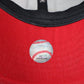 New Era Boson Red Sox Red Flat Bill Fitted Wool 7 3/8 Athletic Baseball Cap Hat