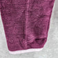 Purple Fleece Zipper Long Sleeve Activewear Y2K Sweater Cardigan Large