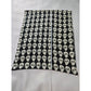 Black Skull Printed Large Gothic Grunge Infinity Scarf OSFM