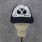 BYU Flat Bill Autographed Navy Adjustable Fan Athletic Cotton Baseball Cap Hat