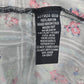 Rock & Roll Cowgirl Long Sleeve Black Floral Knee Length Western Dress Medium