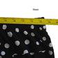 Retro Y2K Vintage Metrowear Black Polka Dot Stretch Maxi Long Flare Skirt 3X