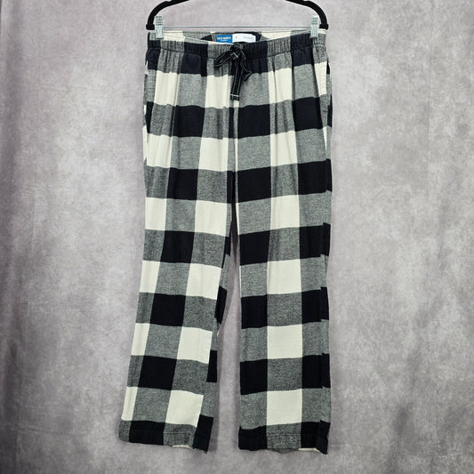 Old Navy Black White Gingham Maternity Lounge Pajama Bottoms Pants Small