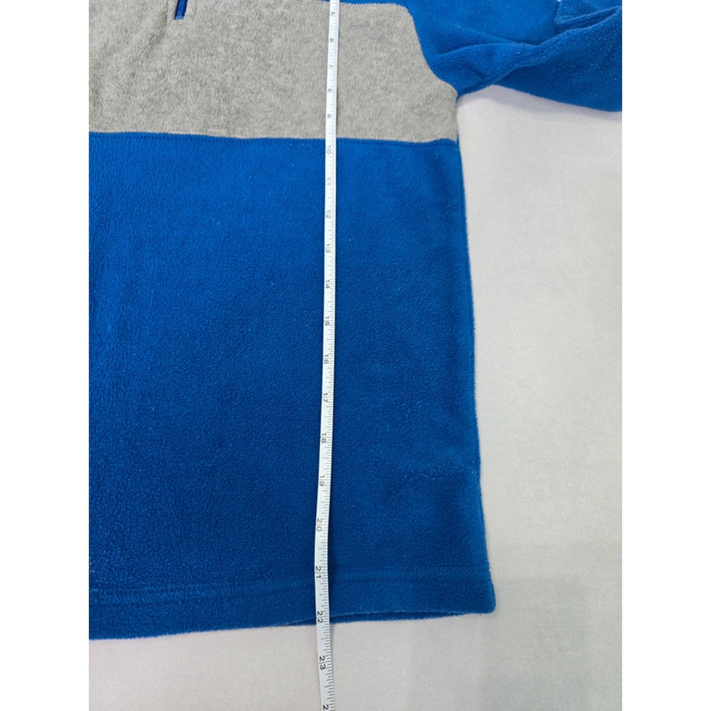 Blue Fleece Pullover Quarter Zip Boys Large 10/12