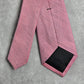 Calvin Klein Pink Blue Stripe Repp 72% Silk 28% Linen Men's Neck Tie NWOT