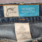 024. Just My Size Modern Bootcut Straight Wide Blue Jeans 26W Short
