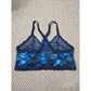 Torrid Curves Blue Galaxy Lace Floral Fairy Bridal Bralette Plus Size 2X