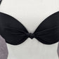 Aerie Black Padded Halter Knot String Brooke Bra Bikini Top 32B