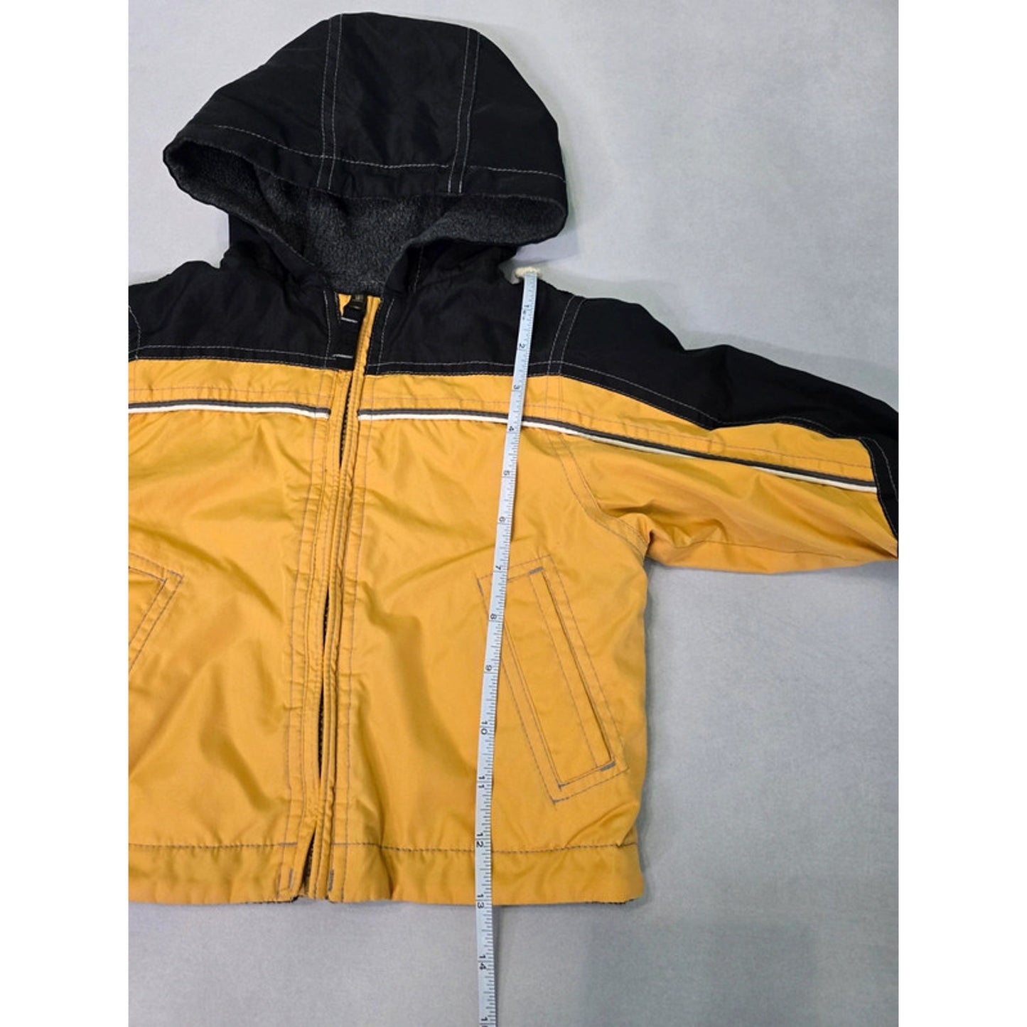 Weathertamer Yellow Reversible Hodded Outdoor Windbreakers Jacket Baby Boys 12M