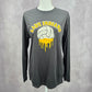 A4 Black Long Sleeve Lady Indians Sportswear Activewear Tshirt Small