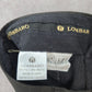 Lombard Black Stipe Tailored Executive Suit Dress Pants Trouser Bottoms Mens 32