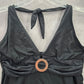 La Blanca Black Halter Tie Swimwear Tankini Tank Top Medium M 8