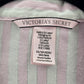Victoria Secrets Pink White Striped Top Pant Pajama Set Extra Small XS
