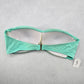 Mossimo Green Crisscross Strapless Bandeau Bikini Bralette Swim Top S Small