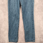 058. Pierre Cardin Blue Straight Tapered Denim Pants Jeans 10