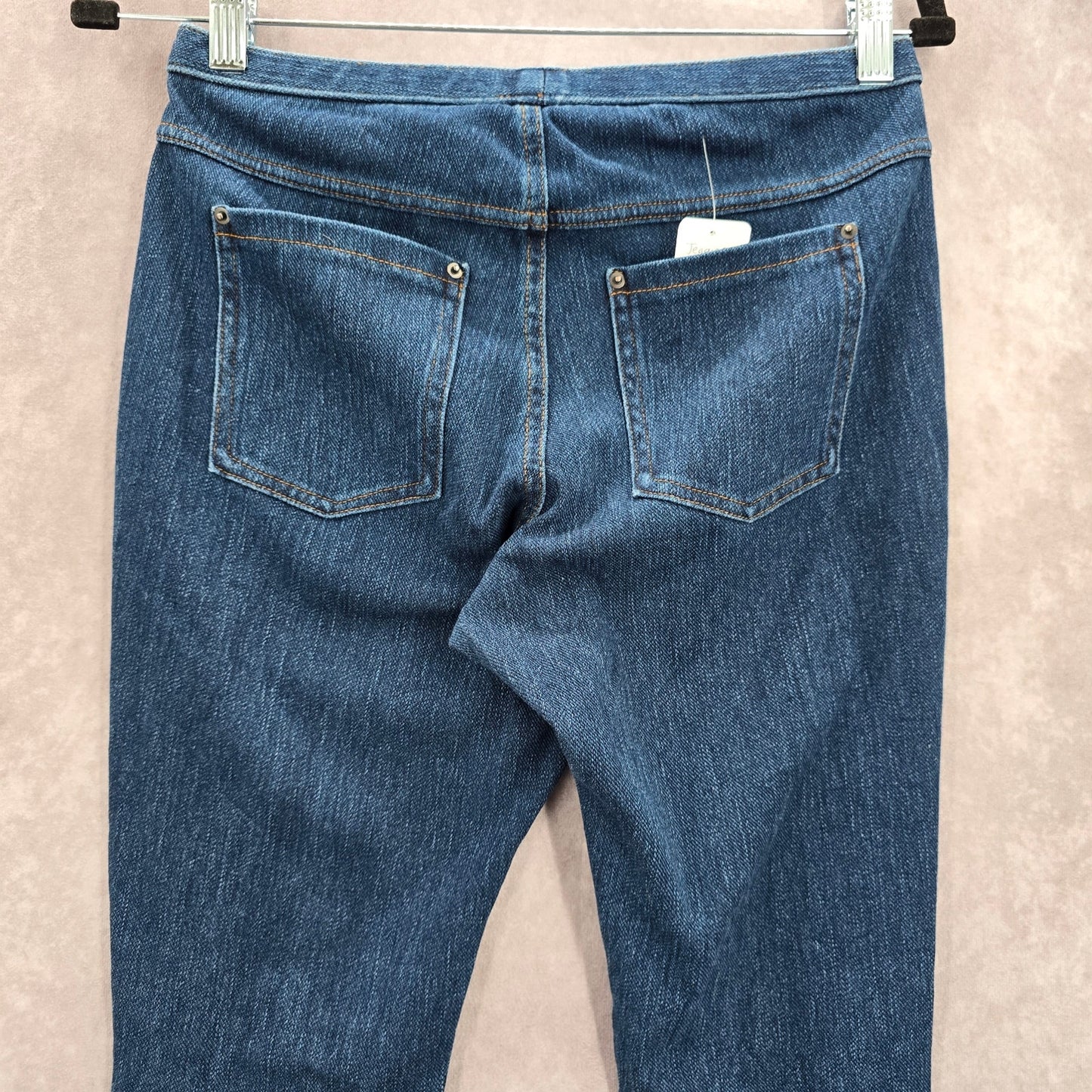 Blue Stretch Pullon Skinny Leggings Jeggings Cotton Jeans Pants S Small