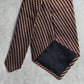 Geoffrey Beene Brown Black White Geometric 100% Silk Men's Neck Tie NWOT