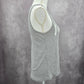 Old Navy Active Gray Warrior Tank Semi Fitted Sleeveless Activewear Top Small