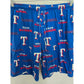 Texas Rangers Printed Blue Boxer Pajama Bottoms Mens Shorts Medium
