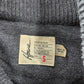 166. Howe Creative Workforce Gray Long Sleeve Zipper Sweater Jacket Small