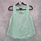 Jack Pastel Green Sleeveless Triangle Cutout Tank Top Small