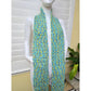 Blue Knit Long 90s Y2K Whimsy Cottage Scarf OSFM